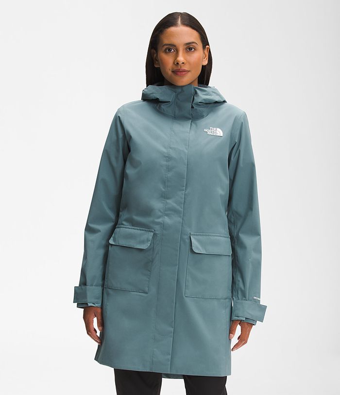 Casaca Impermeable The North Face Mujer City Breeze Parka Ii Azules - Peru 06375PSDN